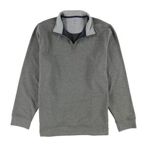 Club Room Mens Quarter Zip Fleece Sweatshirt, NWT